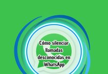 Cómo silenciar llamadas desconocidas en WhatsApp