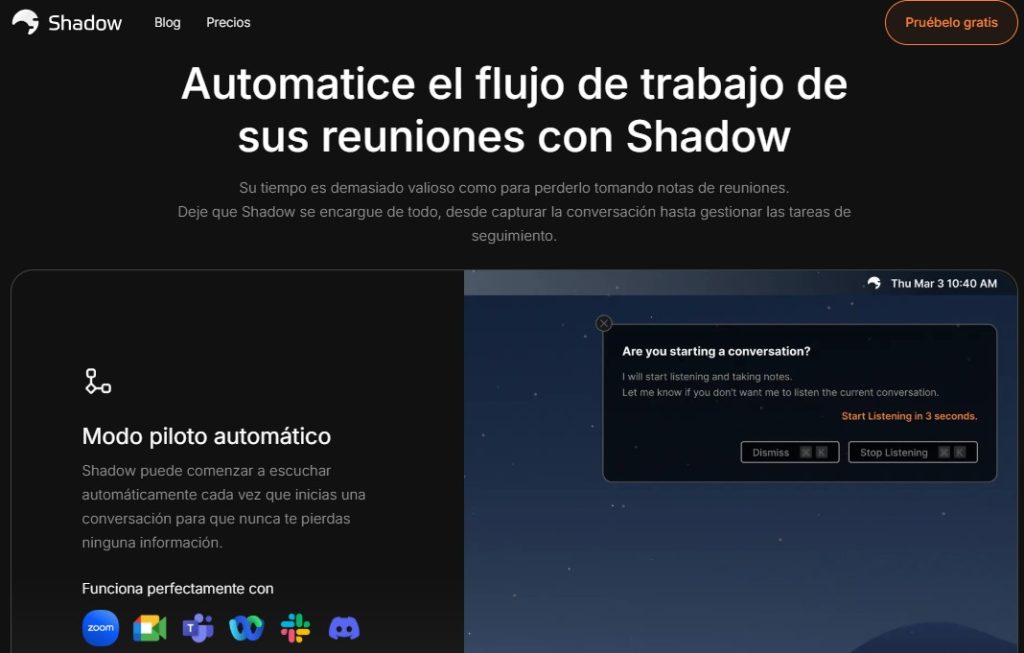Cómo transcribir conversaciones de reuniones con IA - Cómo usar Shadow AI