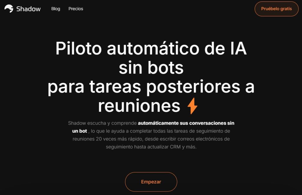Cómo transcribir conversaciones de reuniones con IA - Shadow AI
