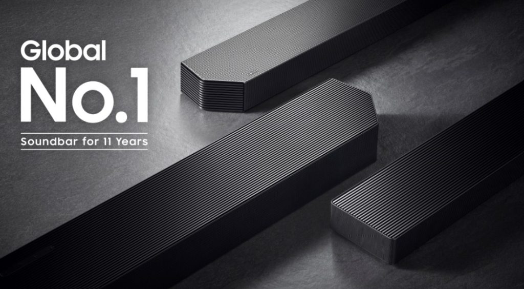 Samsung domina mercado de barras de sonido con IA
