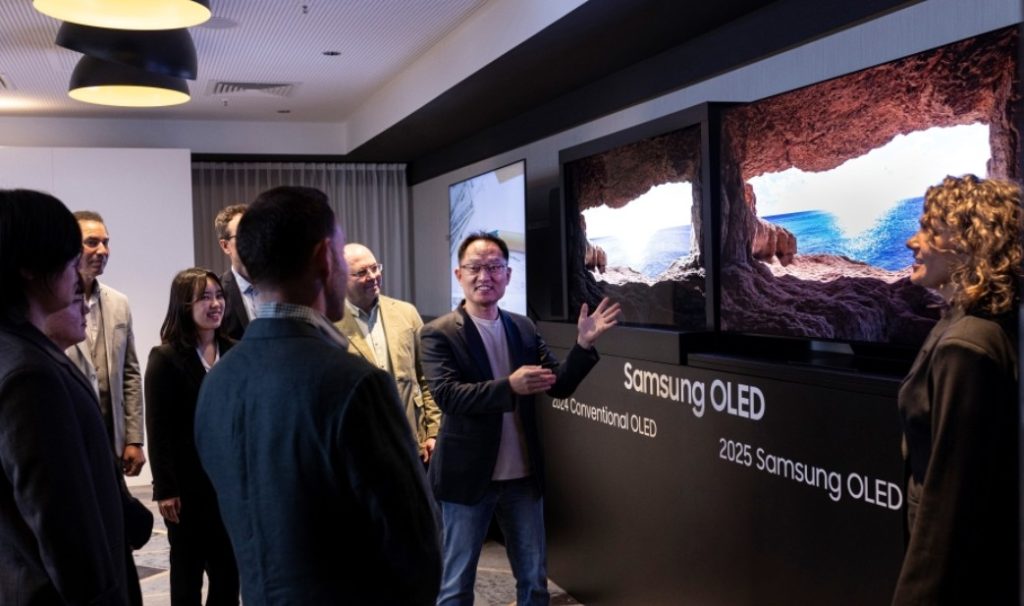 Samsung presentó en Europa avances en televisores con IA