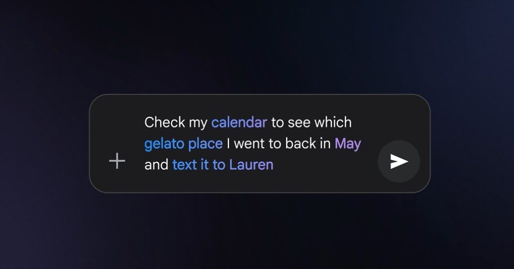 nuevas funciones de gemini - Integración con aplicaciones de google