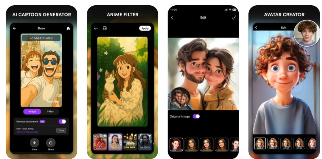 Cómo crear dibujos animados con IA - Cómo usar ToonApp