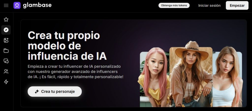 Cómo crear un influencer de IA - Glambase