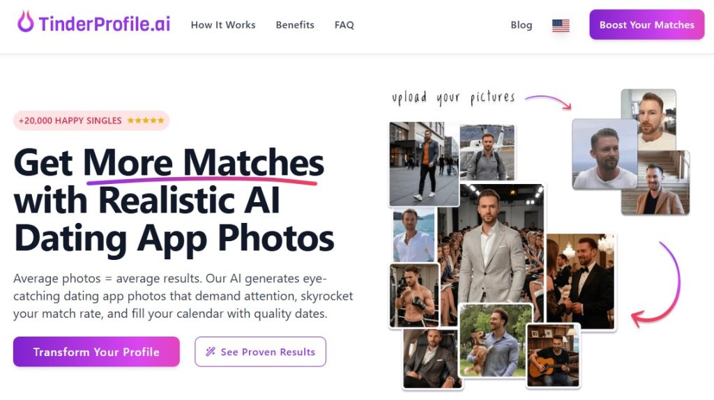 Cómo generar fotos con IA para app de citas - TinderProfile