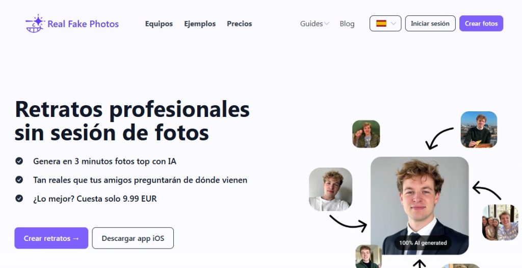 Cómo generar retratos con IA - Real Fake