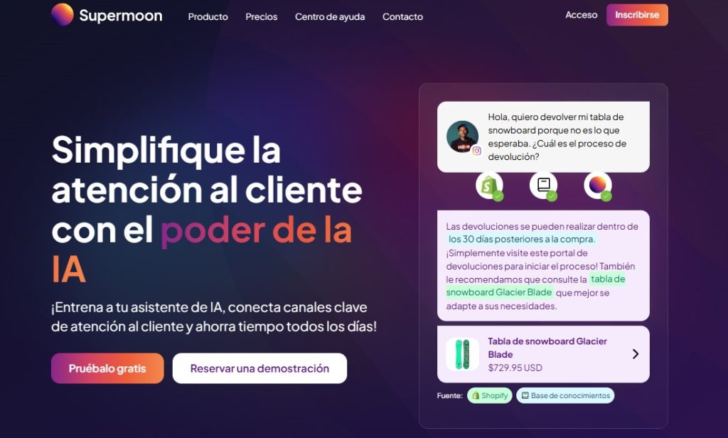 Cómo mejorar la atención al cliente con IA - Supermoon