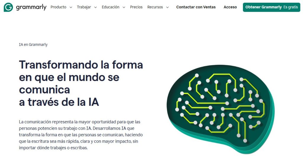 Cómo mejorar mi escritura con IA - Grammarly AI