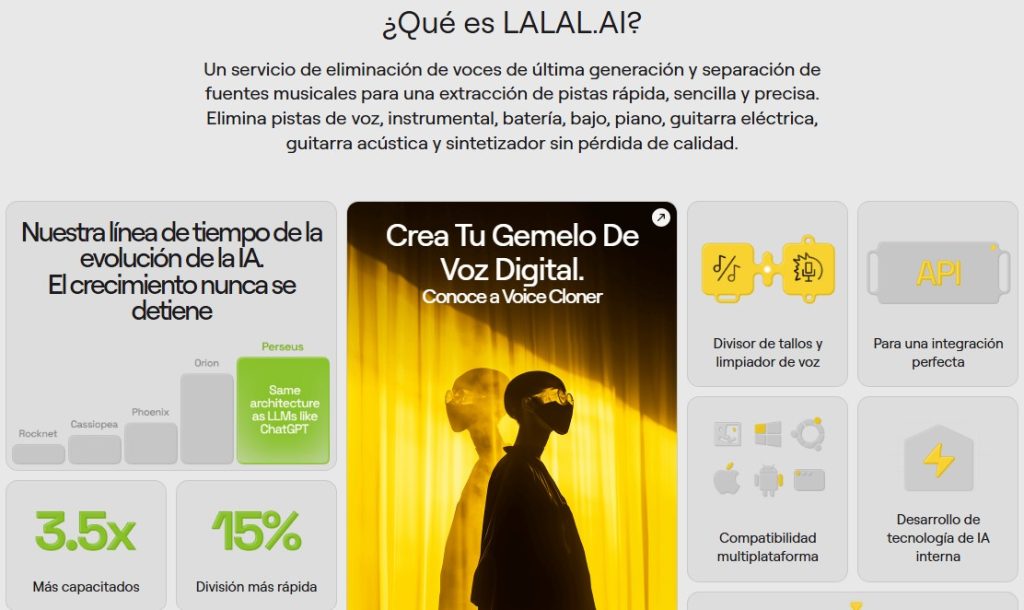 Cómo separar voces e instrumentos de una canción con IA - Cómo usar LALAL.AI