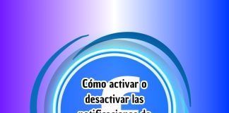 Cómo activar o desactivar las notificaciones de publicaciones de Facebook
