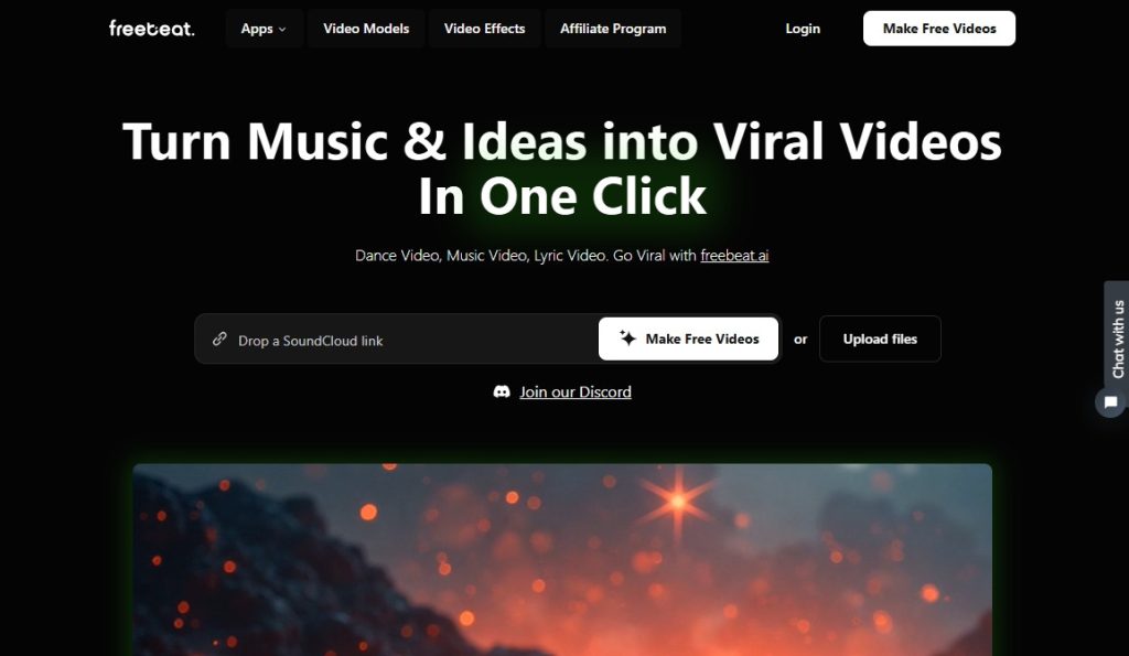 Cómo convertir música en videos con IA - Freebeat