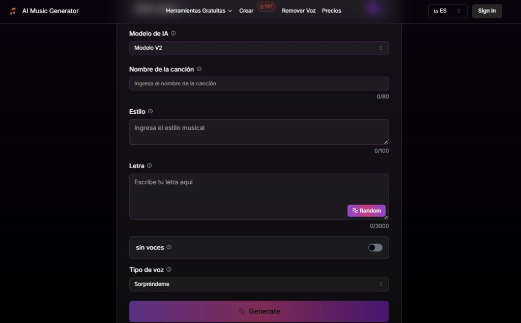 Cómo convertir texto en música con IA - Cómo usar AI Music Generator