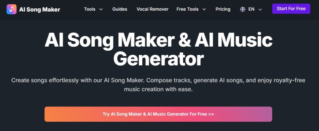 Cómo generar música con IA - AI Song Maker