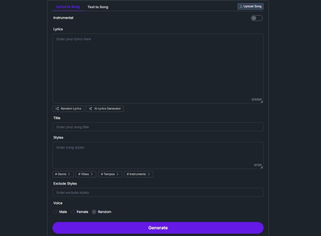 Cómo generar música con IA - Cómo usar AI Song Maker