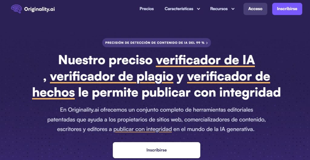 Cómo identificar contenido generado por IA - Originality