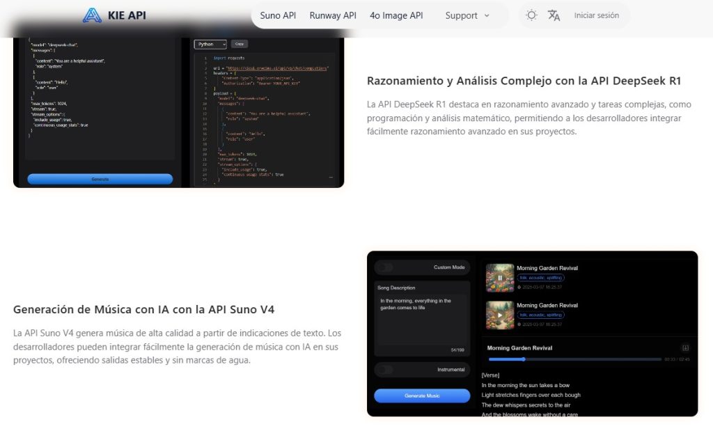 Cómo integrar APIs de IA - Cómo usar Kie AI