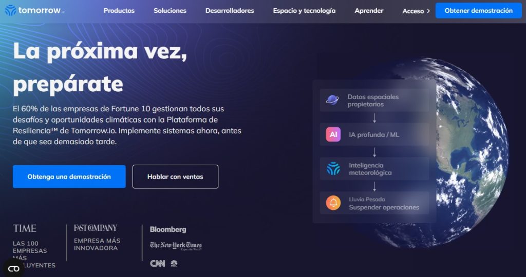 Cómo predecir el clima con IA - Tomorrow