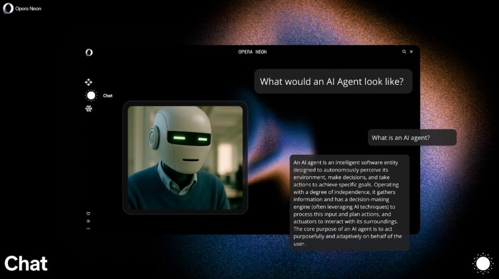 opera neon - navegador