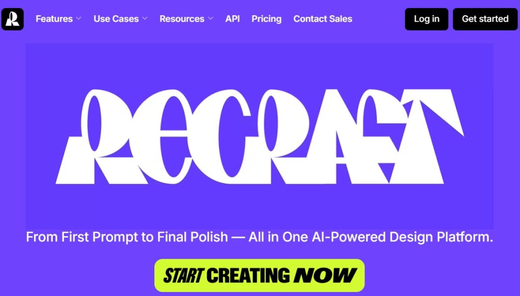 Cómo crear imágenes y gestionarlas con IA - Recraft AI