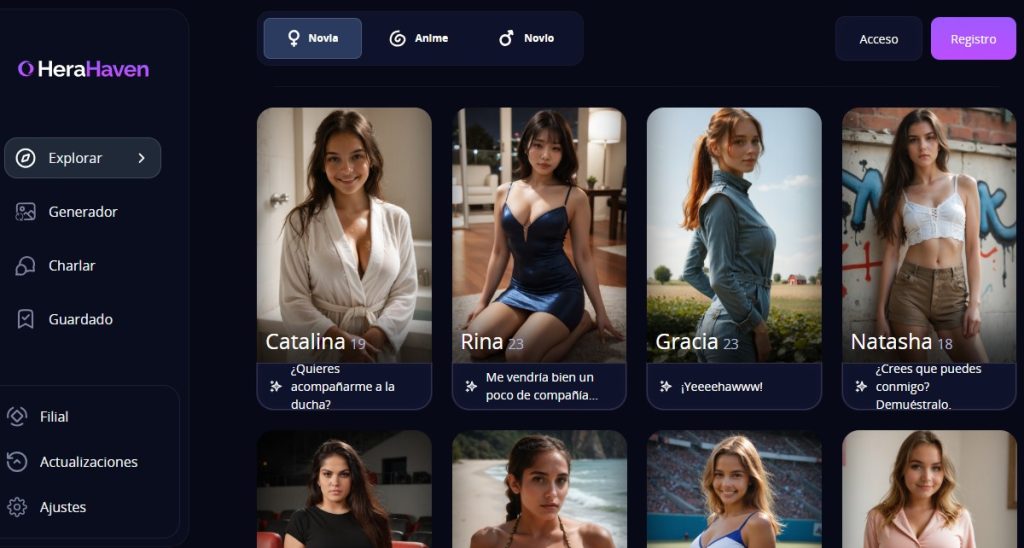 Cómo crear una novia de IA - Cómo usar Hera Haven