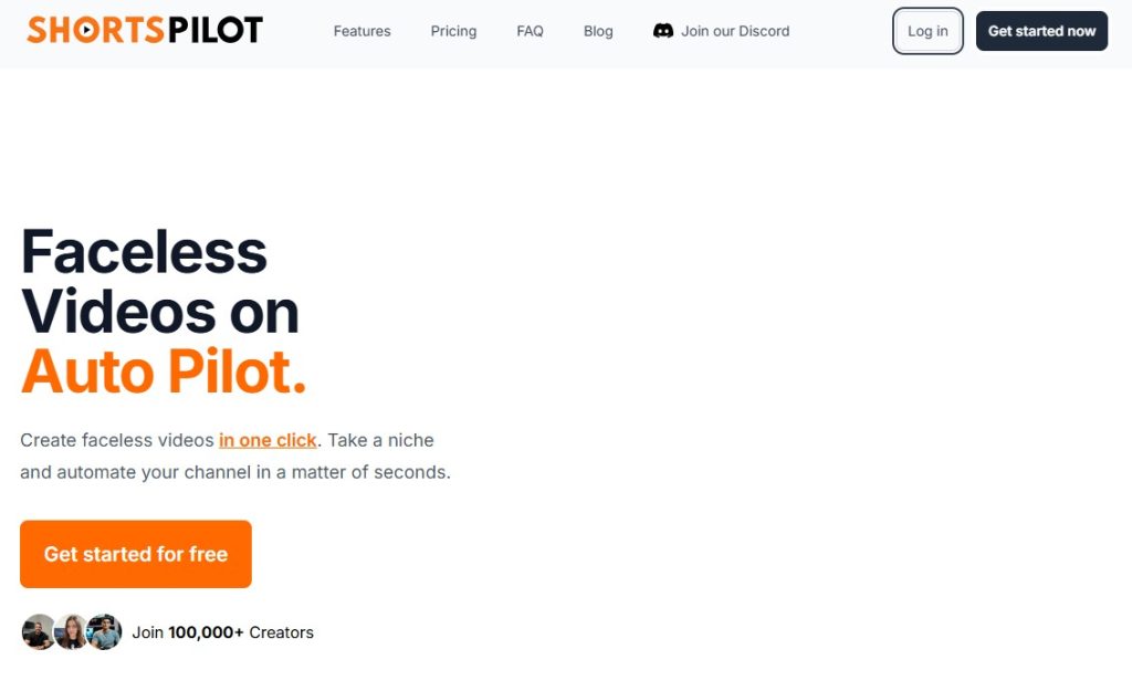 Cómo crear videos sin rostro con IA - ShortSpilot