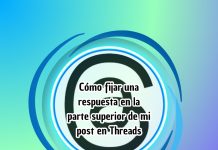 Cómo fijar una respuesta en la parte superior de mi post en Threads