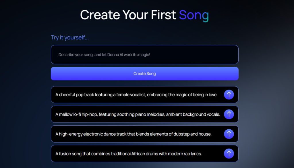 Cómo generar canciones con IA - Cómo usar Donna AI