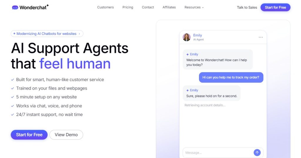 Cómo obtener chatbots de IA personalizables - Wonderchat