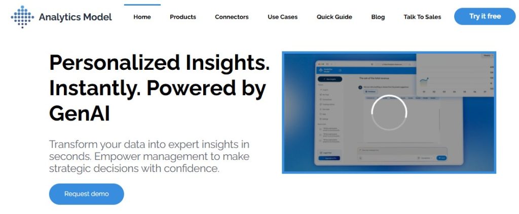 Cómo obtener información personalizada con IA - Analytics Model