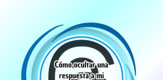 Cómo ocultar una respuesta a mi publicación en Threads
