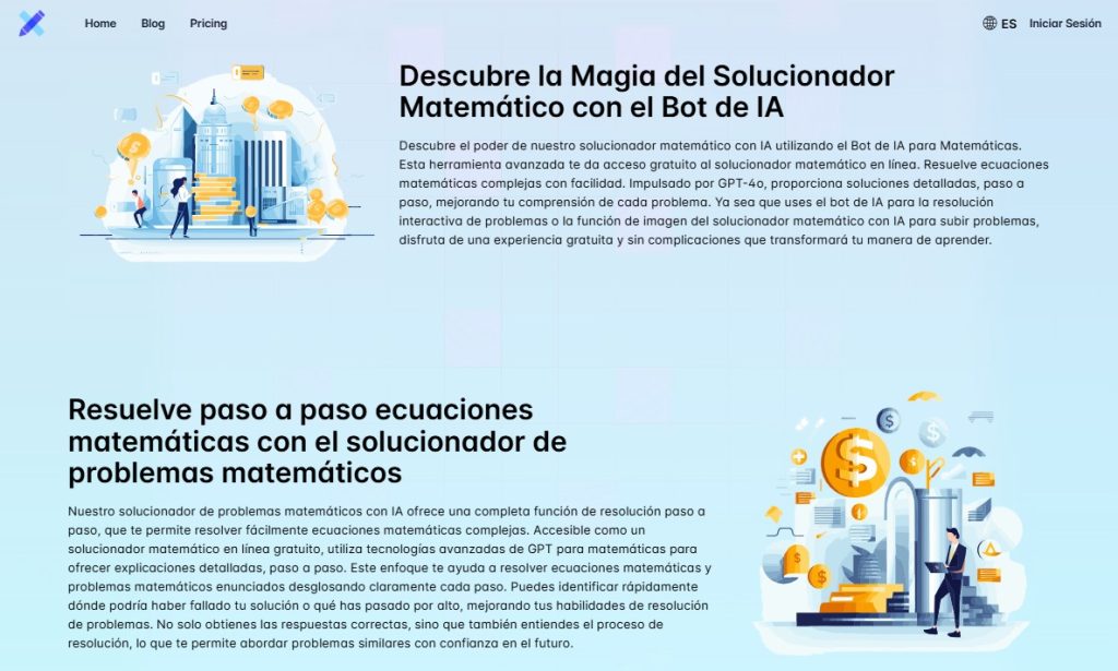 Cómo solucionar problemas matemáticos con IA - usar Math Solver