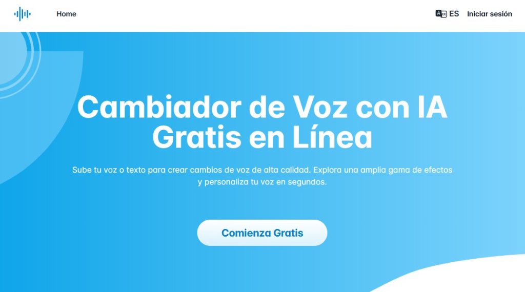Cómo cambiar mi voz con IA - Voice Changer