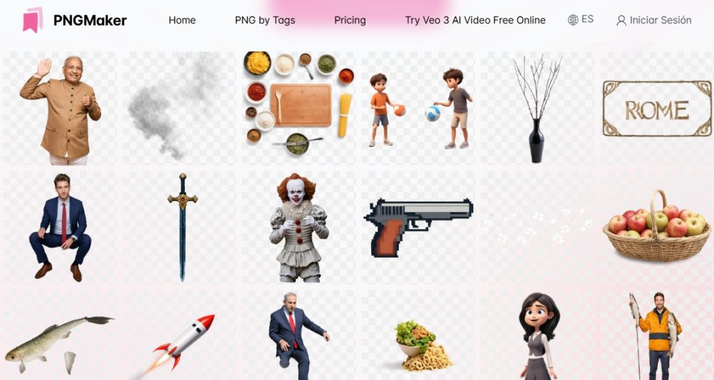 Cómo crear archivos PNG con IA - usar AI PNG Maker