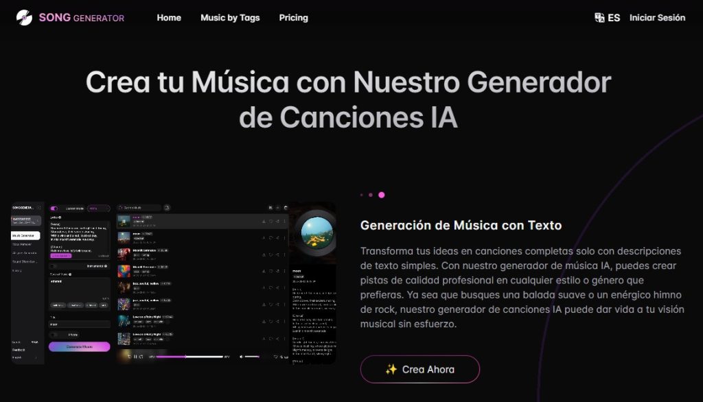 Cómo crear canciones personalizadas con IA - usar Song Generator