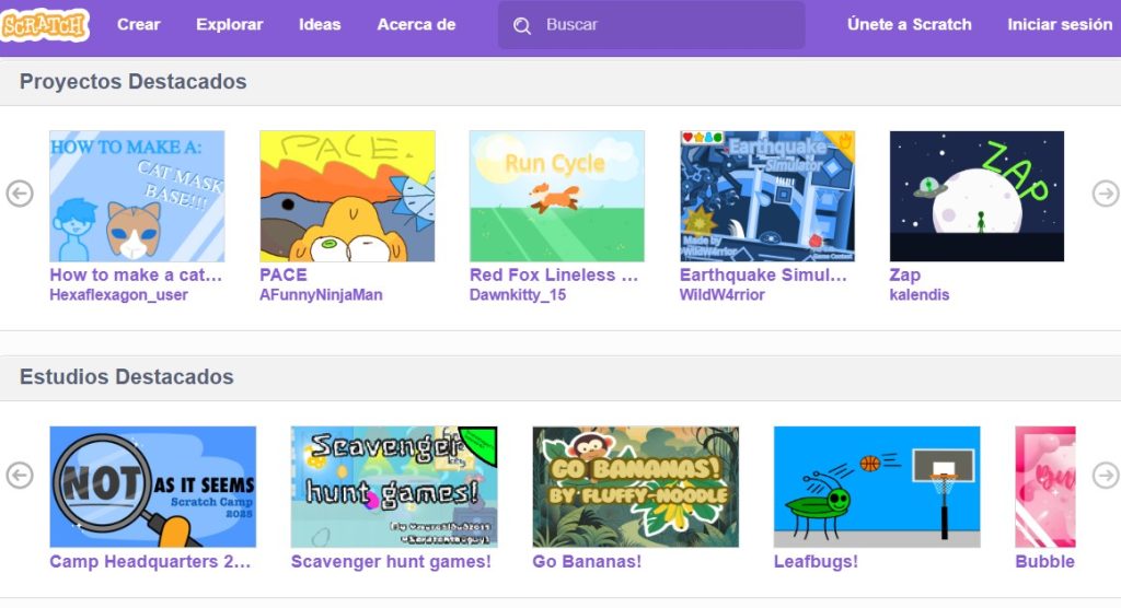 Cómo crear juegos con IA - usar Scratch