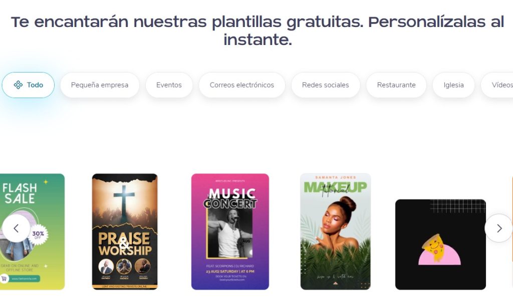Cómo crear material promocional con IA - usar PosterMyWall