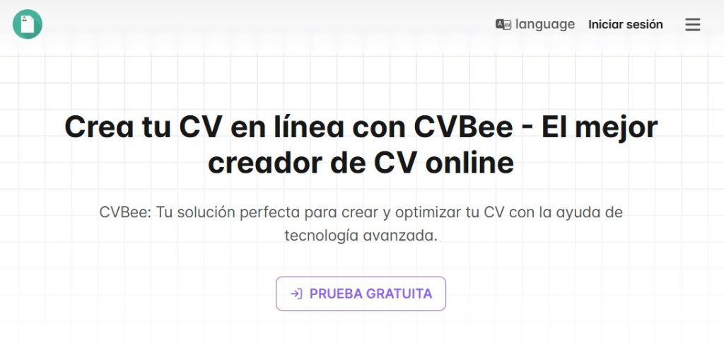 Cómo crear mi CV con IA - CVBee
