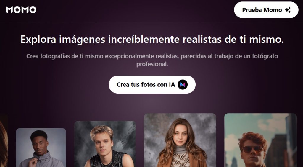 Cómo crear y mejorar imágenes con IA - Momo AI