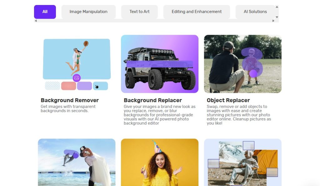 Cómo editar imágenes con IA - usar Phot.ai Tools