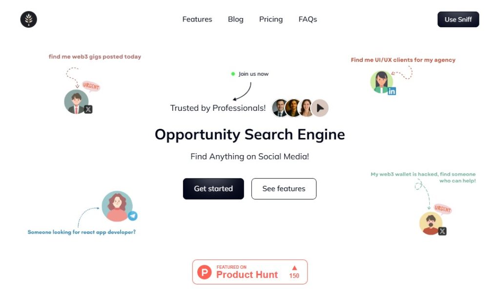 Cómo encontrar clientes potenciales con IA - Sniff