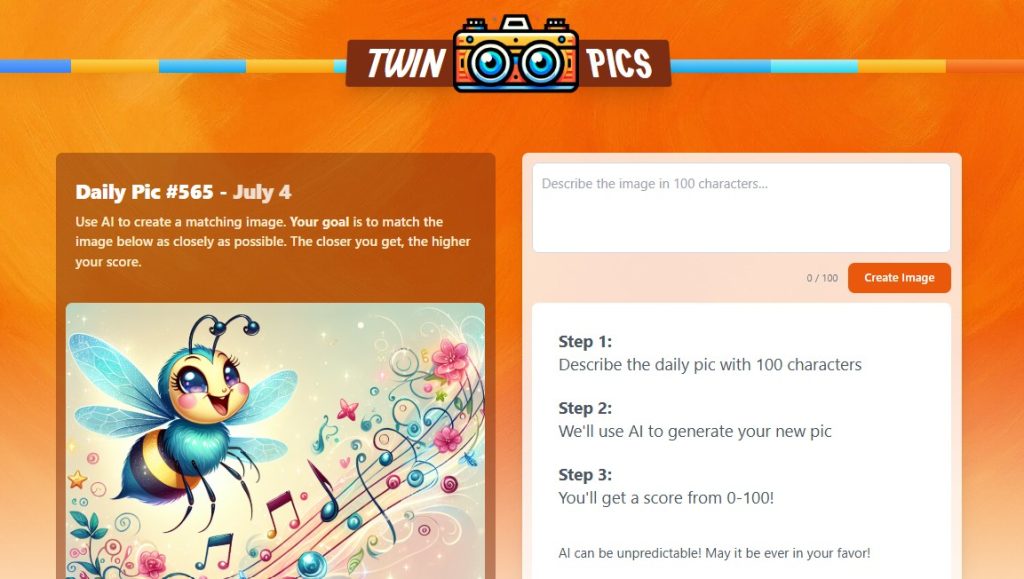 Cómo entrar en retos de crear imágenes con IA - Twin Pics