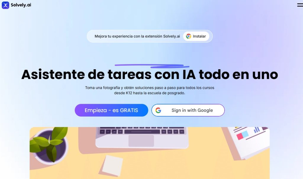 Cómo resolver mis tareas con IA - Solvely