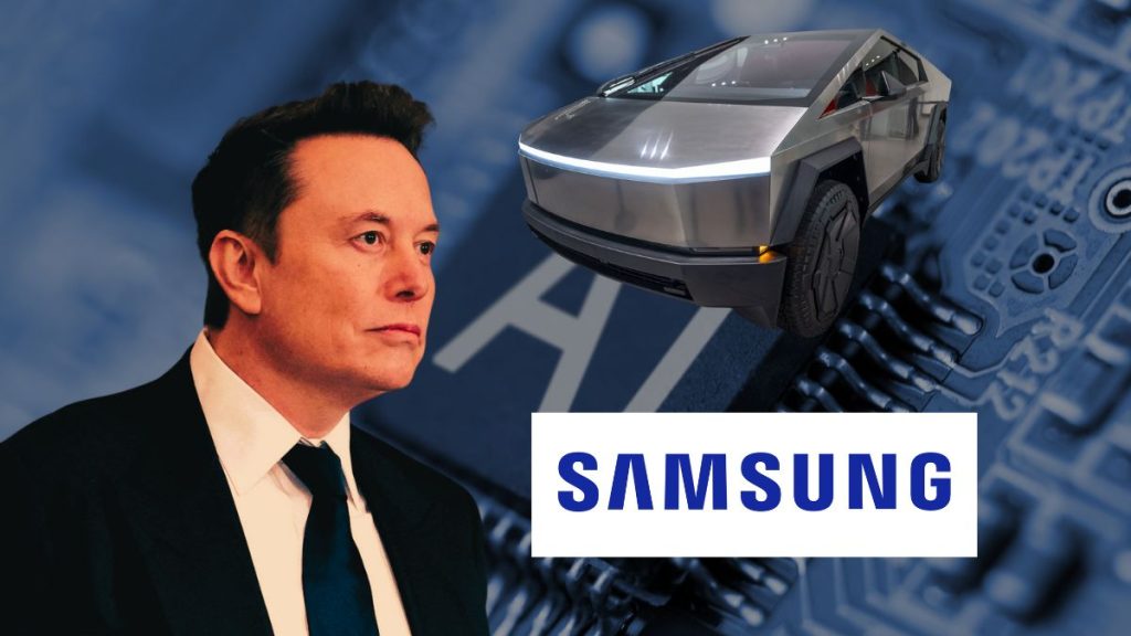 Tesla y Samsung sellan acuerdo para fabricar chips de IA