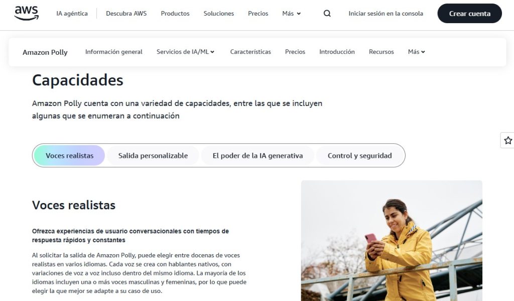 Cómo convertir texto a voz realista con IA - usar Amazon Polly