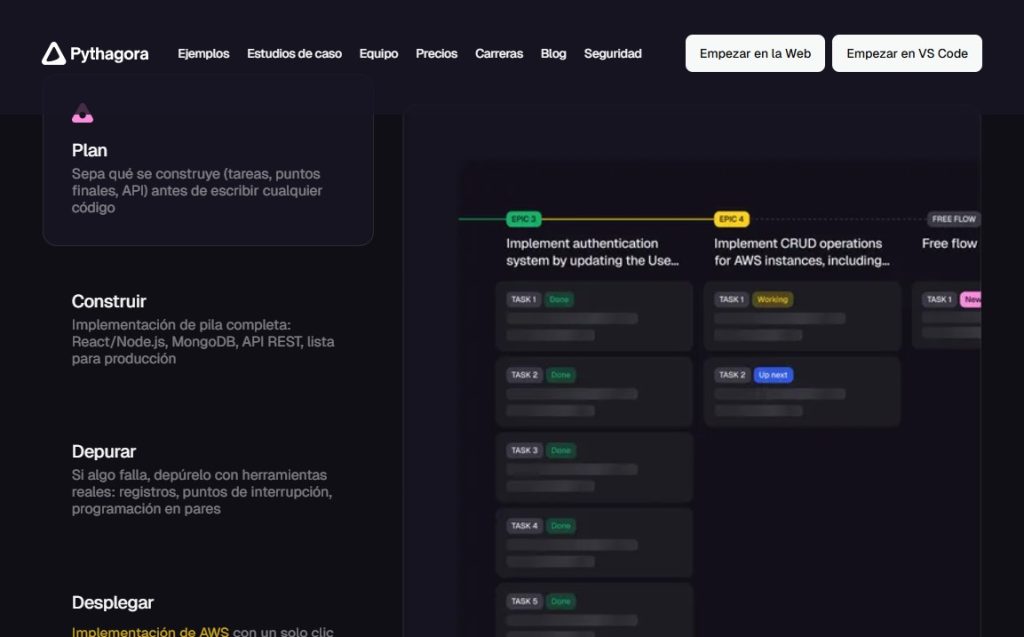 Cómo crear aplicaciones web con IA - usar Pythagora