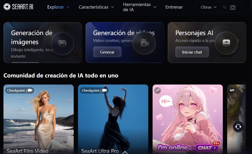 Cómo crear arte y retratos con IA - Seaart