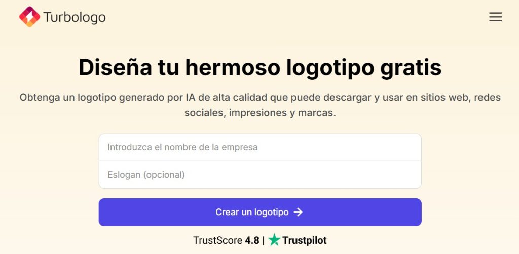Cómo crear logotipos gratis con IA - Turbologo