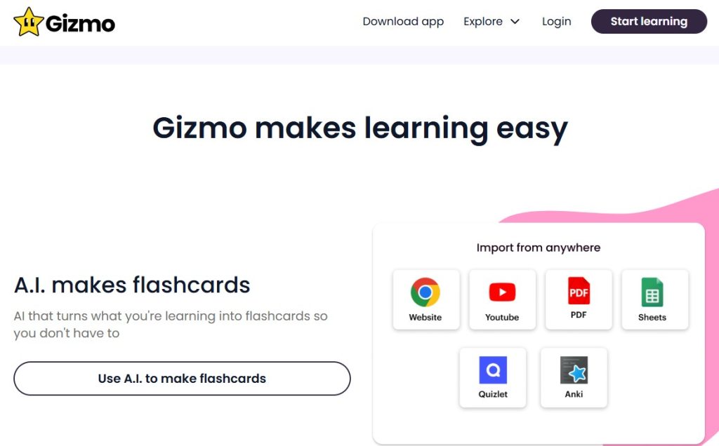 Cómo crear materiales de estudio con IA - usar Gizmo
