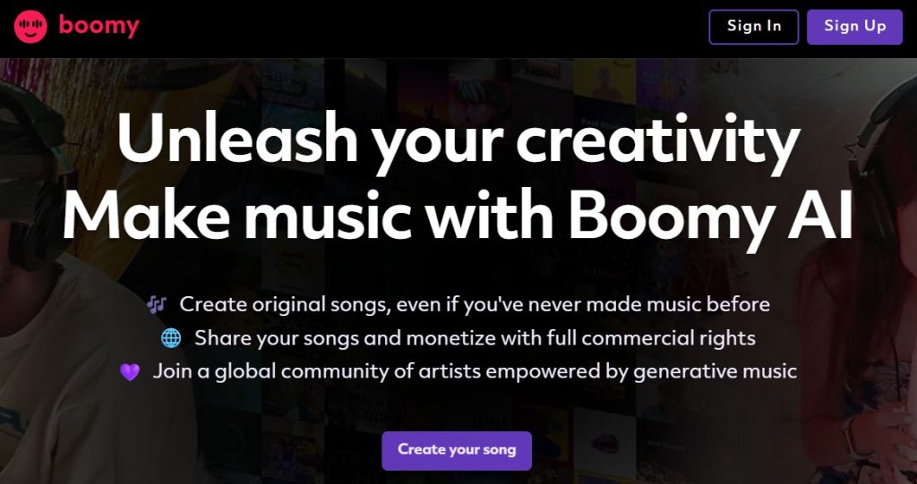 Cómo crear música de alta calidad con IA - Boomy