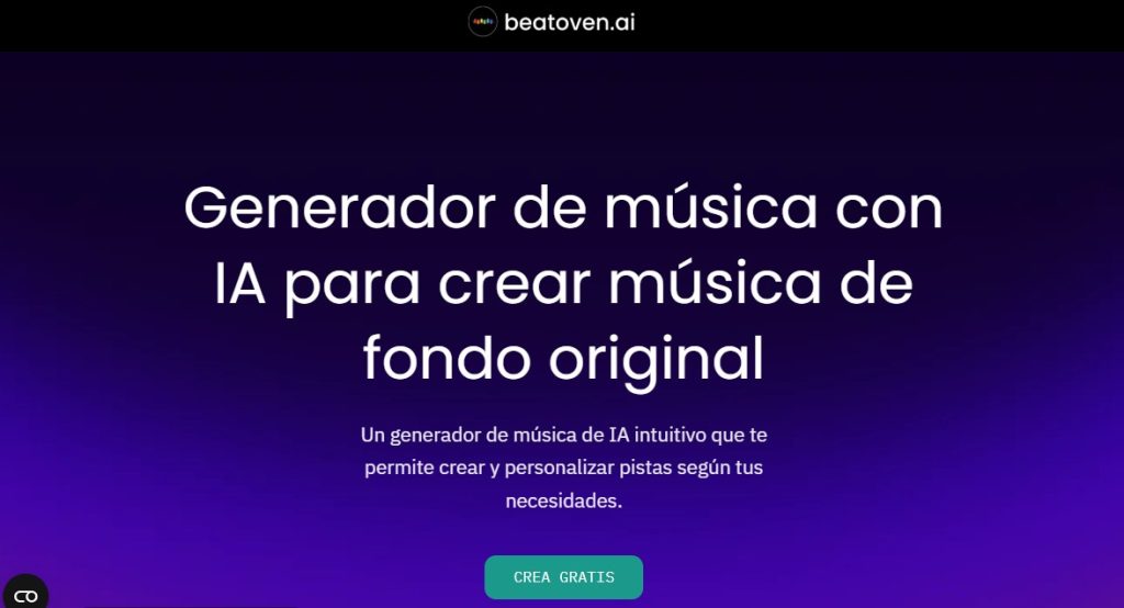 Cómo crear música de fondo con IA - Beatoven